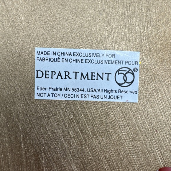 Department 56 Gold Glitter Christmas Trees Set Of 3 Holiday Display Sparkling - Picture 3 of 5